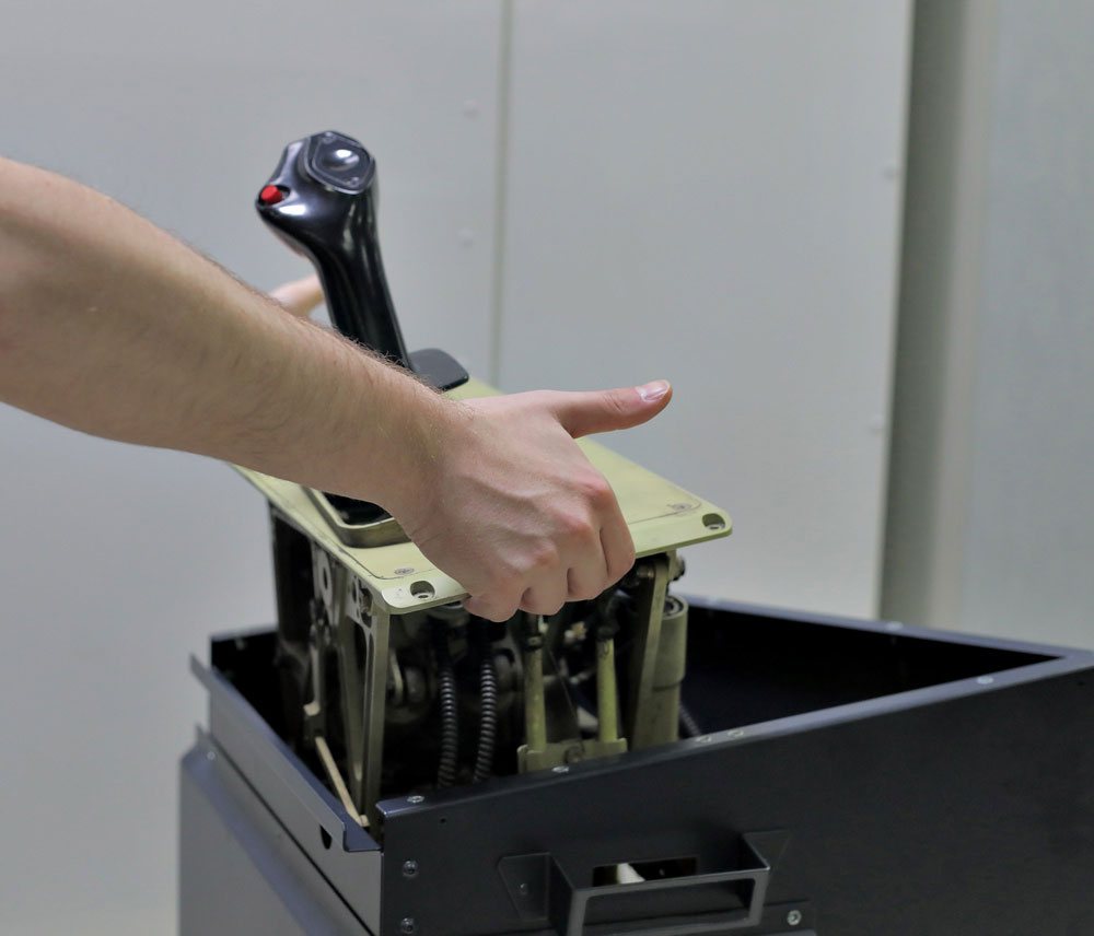 FSC A320 forward side console FO with original sidestick